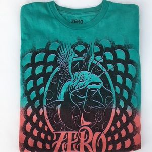 Zero Men’s Graphic Tie Dye Short Sleeve T-shirt M